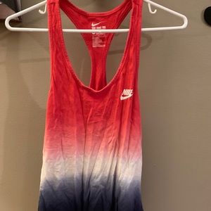Women’s Nike red, white & blue tank